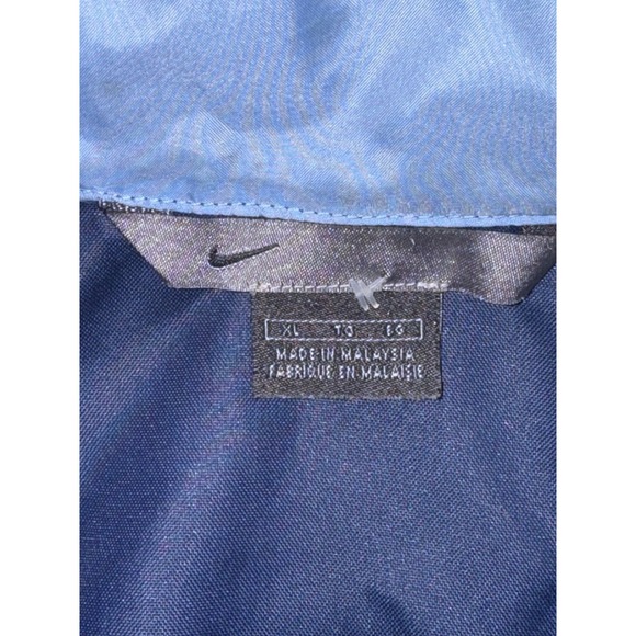 Vintage 90s -00s Nike Jacket Mens XL Blue Full Zip Windbreaker Jacket Y2K - Picture 8 of 9